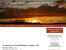 Tablet Screenshot of earthmoonacupuncture.com